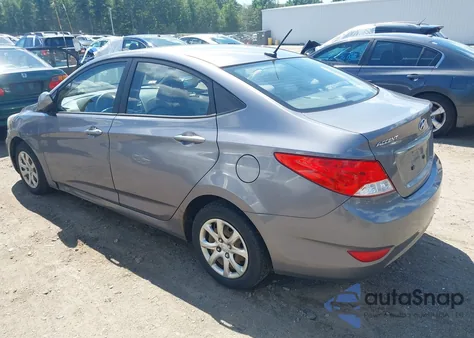 2013 Hyundai Accent Gls from USA, damaged, VIN KMHCT4AE7DU586454